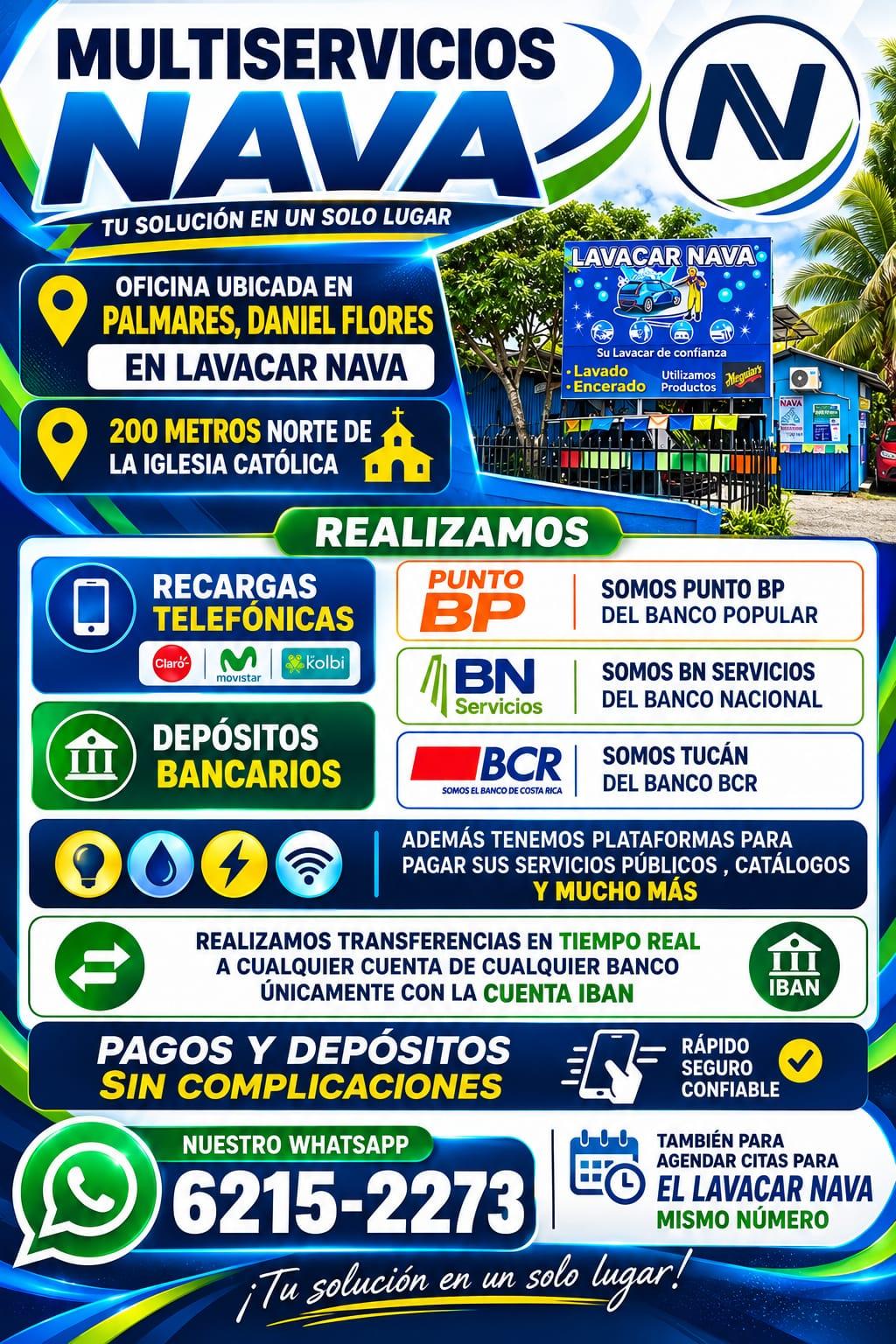 Fotografía completa de las instalaciones de Lavacar Nava